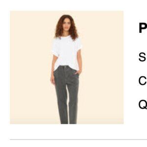 Xirena Denim Mercer Pant, Size Small